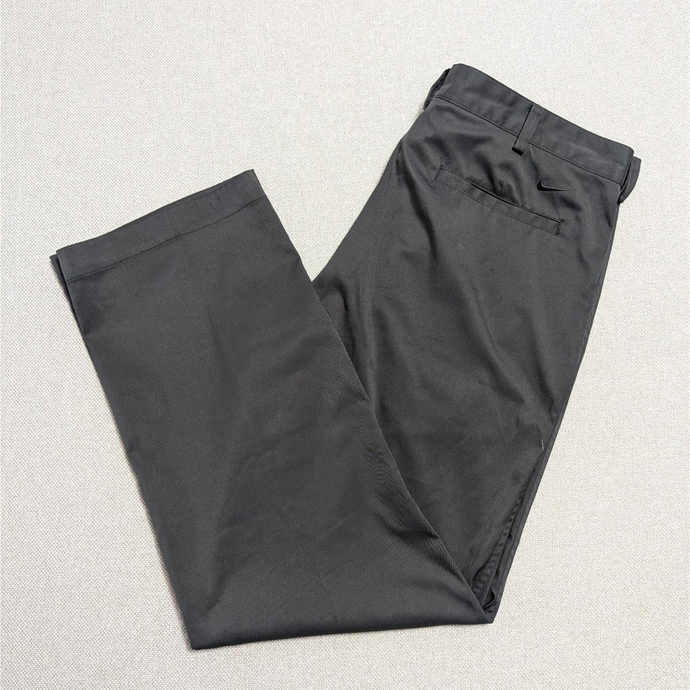 Nike Golf Activewear Pants Men's Black 36x30 Dri-Fit Polyester Spandex